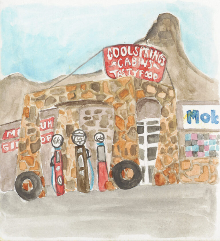 watercolor of cool springs camp