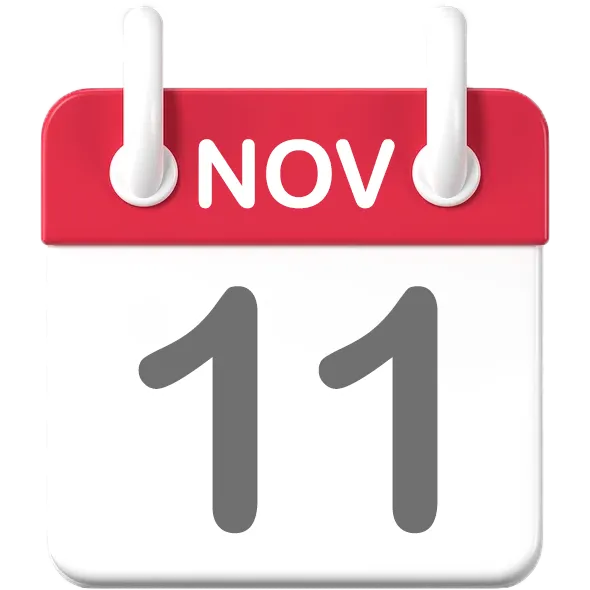 calendar date November 11